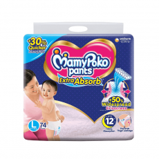 MamyPoko Pants Extra Absorb L74